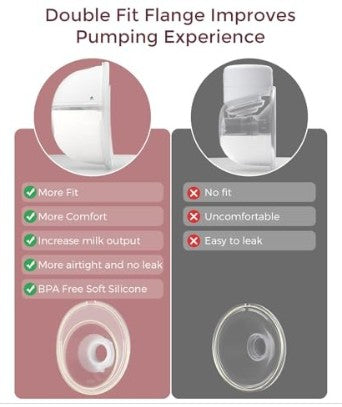 Momcozy M5 Hands-Free Wearable Breast Pump Double-Sealed Flange for Baby-169.99 - Bellso