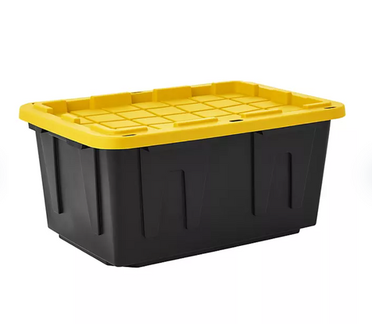 Member's Mark 27 Gallon Heavy Duty Storage Tote with Snap Fit Lid - Bellso