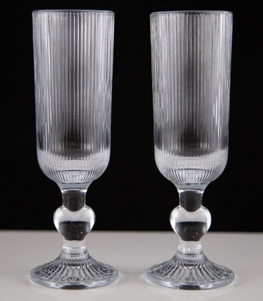 2 Count Champagne Glasses- Clear -5.00 - Bellso
