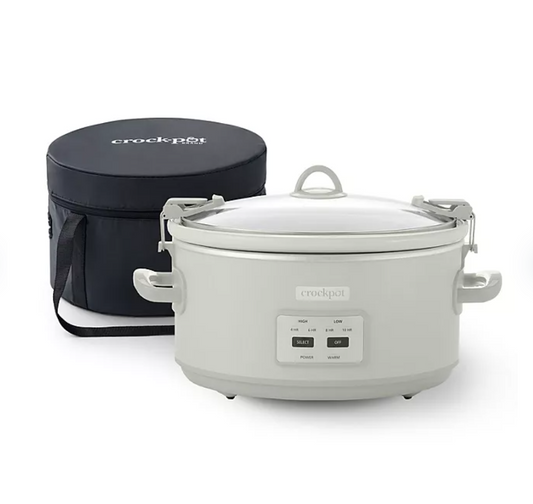 Crock-Pot 7-Quart Cook and Carry Programmable Slow Cooker with Carry Bag - Bellso