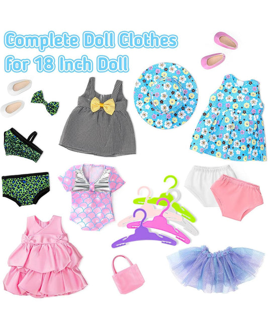 10 pc 18 inch Doll Clothes Accessories -14.99 - Bellso