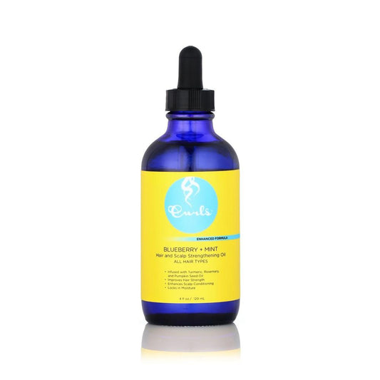 Curls Blueberry Bliss & Mint Tea Hair and Scalp Strengthening Oil - Bellso