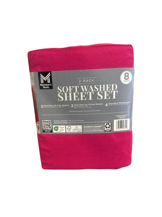 Member's Mark Brushed Microfiber Soft Washed 4 Sheet Set Twin XL - Bellso