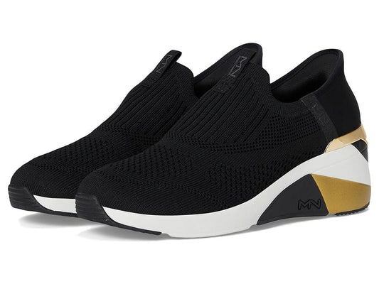 SkechERS A-WEDGE - Crecent Hands Free Slip-In Women's Shoes Black : 9 - Medium - Bellso