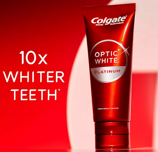 Colgate Optic White Platinum Teeth Whitening Toothpaste, 4.1 oz - Bellso