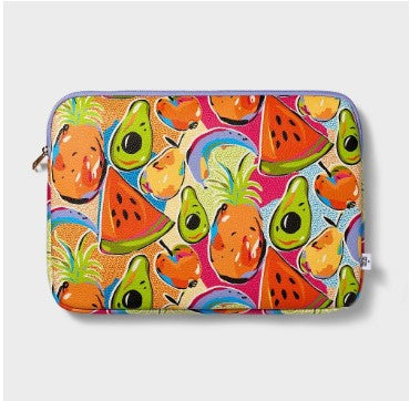 Tabitha Brown Target 15” Tech Sleeve - W/Bonus Colorful Fruit Print Notepad- NEW - Bellso