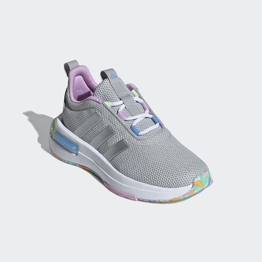 adidas Racer Tr23 Little Kids' Shoes, Girl's, Size: 6, Med Grey - Bellso