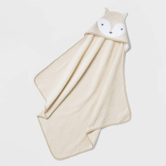 Baby Boys' Fox Hooded Bath Towel Set - Bellso
