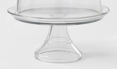 Traditional Round Cupcake Display, Clear Glass, Hand Wash, 13.6" Height -12.00 - Bellso