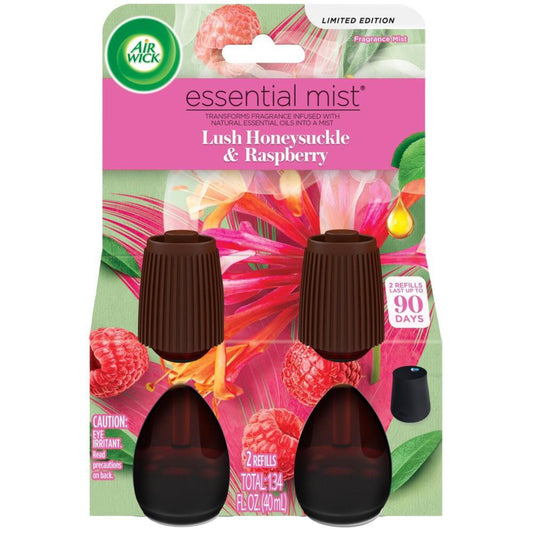 Air Wick Essential Mist Refill Ct Honeysuckle & Raspberry Diffuser Freshener - Bellso