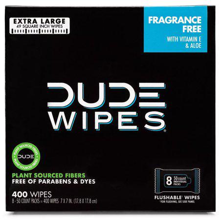 Dude Wipes Flushable Wipes Wet Wipes to Use with Toilet Paper Ct - Bellso