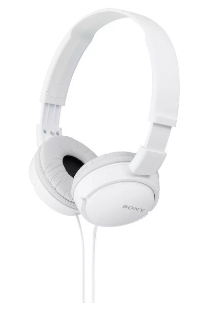 Sony ZX Series Wired on Ear Headphones - White (MDR-ZX110) - Bellso