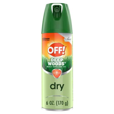 Off! Deep Woods Mosquito Repellent VIII Dry oz - Bellso