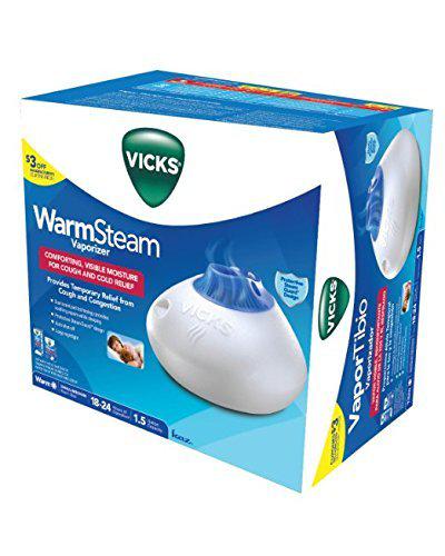 Vicks Warm Steam Vaporizer Humidifier with Night Light - Bellso
