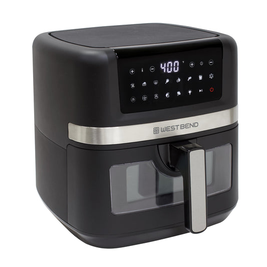 West Bend 7QT Air Fryer with 13 One-Touch Presets in Black (AFWB7QBK13) - Bellso