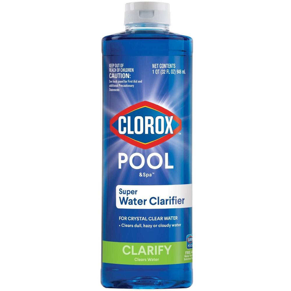 Clorox Pool&Spa Super Water Clarifier 32 oz- (for swimming Pools) - Bellso