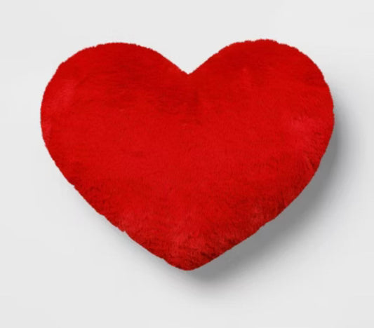 Plus Shaped Hearts Throw Pillow Red - Room Essentials -10.00 - Bellso