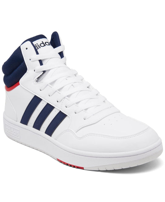 adidas Men's Hoops 3.0 Mid Classic Vintage-Like Casual Sneakers from Finish Line - Bellso