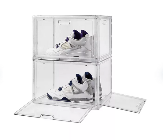 Member's Mark Stackable Shoe Box & Organizer, 4 Pack - Bellso