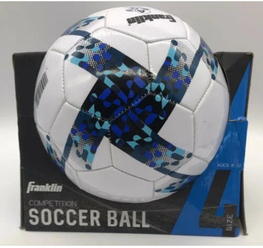 Franklin Sports All Weather Size 4 Soccer Ball - Blue-27.99 - Bellso