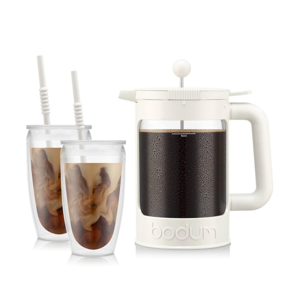 Bodum Cold Brew To-Go Set White - Bellso