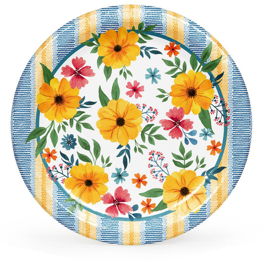 Member's Mark Buttercup Blossoms Paper Plates - Bellso