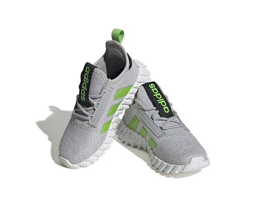 adidas Kaptir 3.0 Kids' Lifestyle Running Shoes, Boy's, Size: 6, Gray Lime Core - Bellso