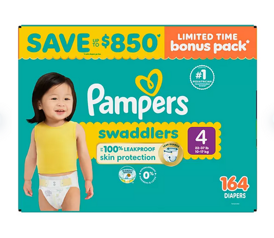Pampers Swaddlers Diapers, Sizes Newborn-8 - Bellso