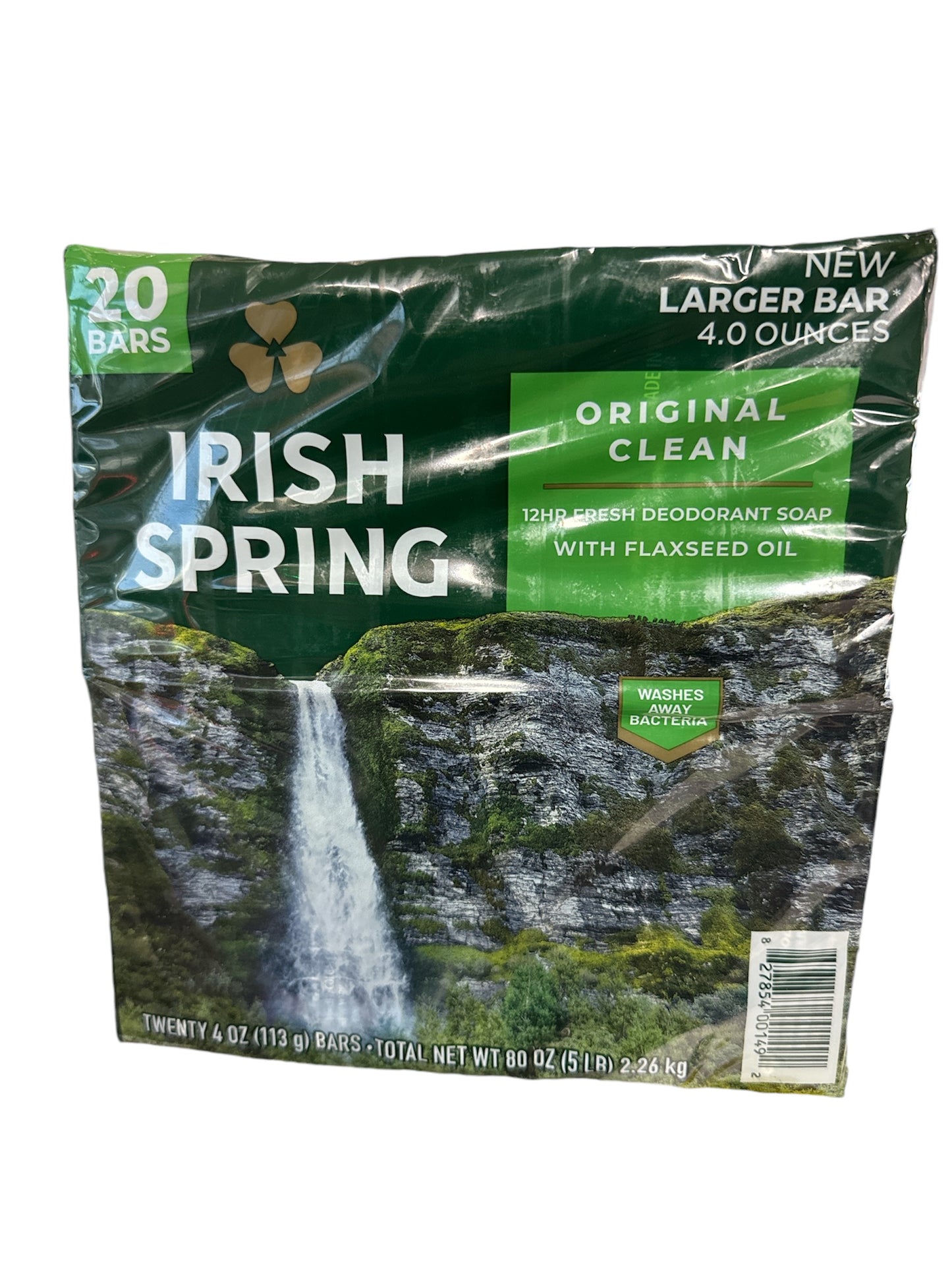 Irish Spring Original Clean Bar Soap for Men Ounce (Pack of 20) - Bellso