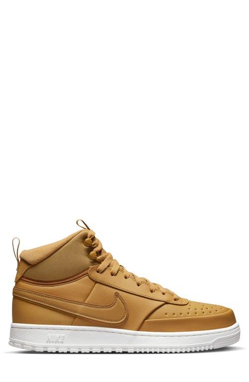Men S Nike Court Vision Mid WNTR Elemental Gold/Elemental Gold (DR7882 700) - 9.5 - Bellso