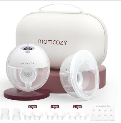 Momcozy M5 Hands-Free Wearable Breast Pump Double-Sealed Flange for Baby-169.99 - Bellso