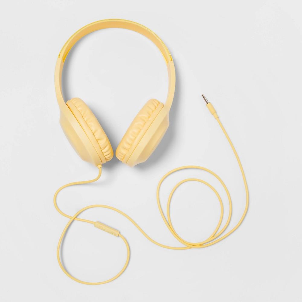 Wired On-Ear Headphones - HeydaytM Mist Yellow - Bellso