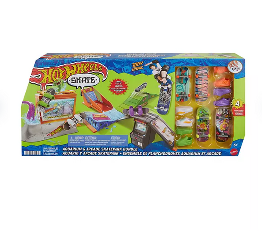 Aquarium & Arcade Hot Wheels Skate 2 Playsets - Bellso