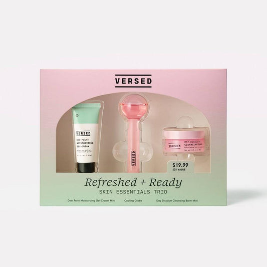 Versed Refreshed and Ready Skin Essentials Trio Gift Set - 1.3oz/3pc - Bellso