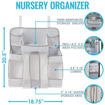 LA Baby Diaper Caddy and Nursery Organizer for Baby S Essentials - Bellso