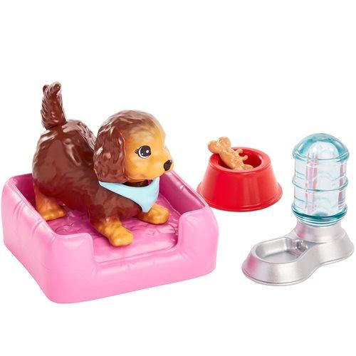 Barbie Pet and Accessories Set with Head-Nodding Puppy and 10+ Storytelling PC - Bellso