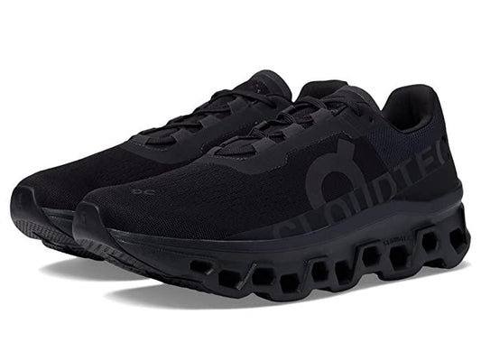 On Men's Cloudmonster Sneakers in All Black Size 14M - Bellso