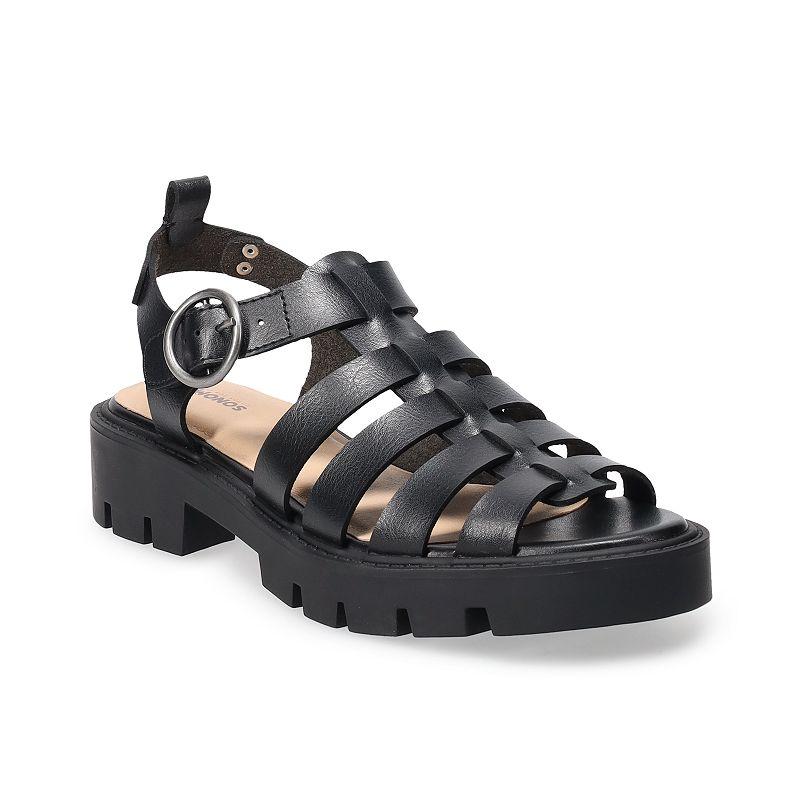 Sonoma Goods for Life® Women's Fisherman Sandals, Size: 7, Black - Bellso