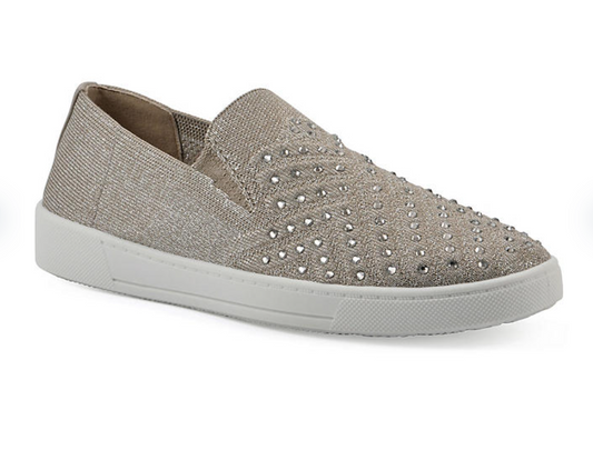 White Mountain Women's Bling Sneaker Size 9 - Bellso