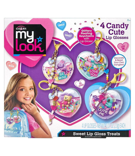 My Look Candy heart Lip Gloss Treats Val MS Beauty Kits-9.99 - Bellso