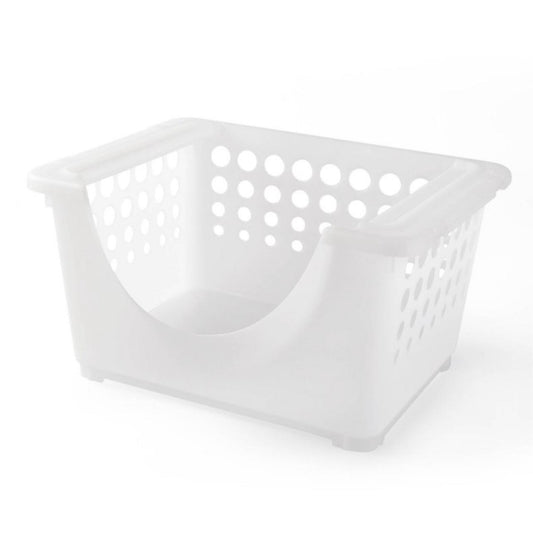 Stackable Bin White - Bellso