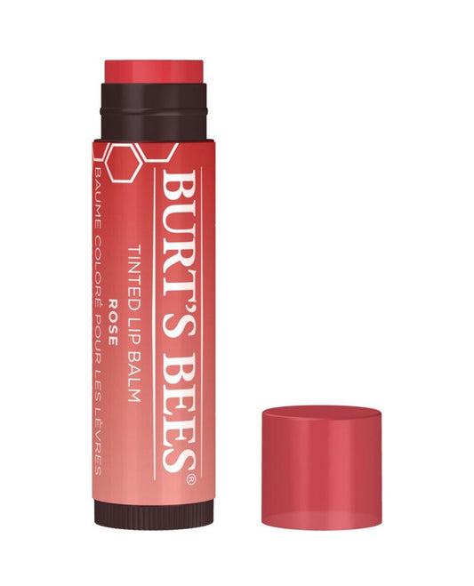 Burt's Bees 100% Natural Origin Tinted Lip Balm, Rose - 1 Tube 1.0 Ea - Bellso