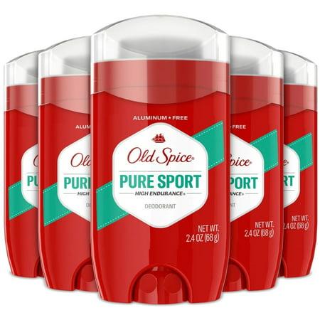 Old Spice Pure Sport Deodorant Ounce (Pack of 5) - Bellso