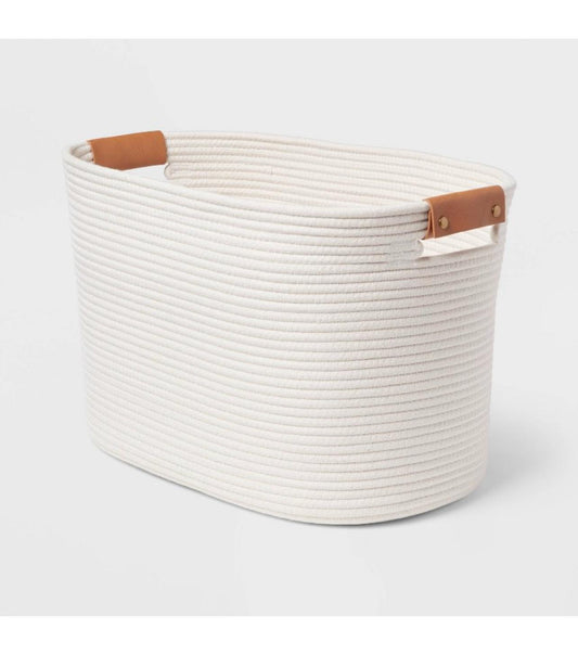 Coiled Rope Laundry Basket - Bellso