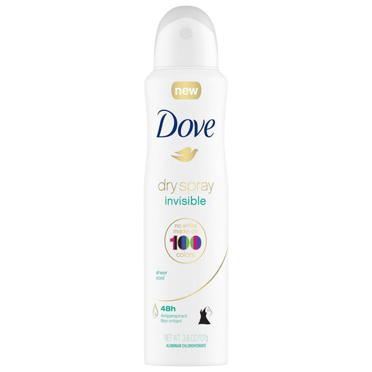 Dove Advanced Care Invisible Dry Spray Sheer Cool Antiperspirant Deodorant 3.8 oz - Bellso