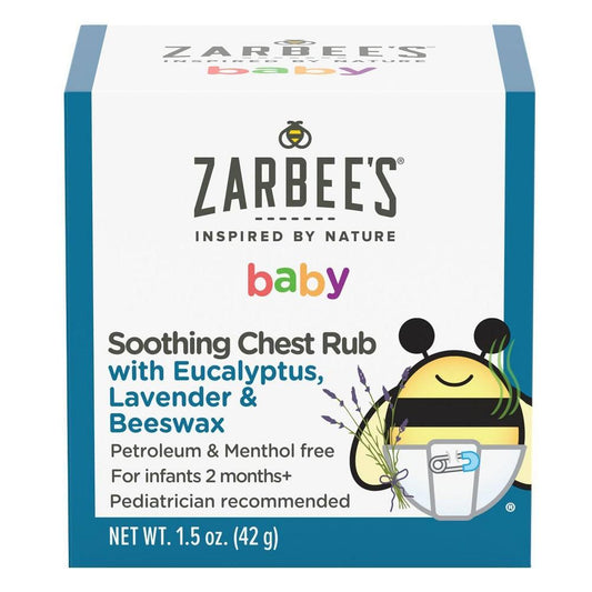 Zarbee S Baby Soothing Chest Rub Topical & Beeswax oz - Bellso