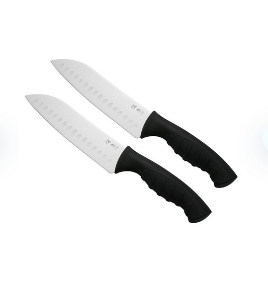 Member's Mark 7" Non-Slip Handle Santoku Slicing Knife, 2 pk. - Bellso
