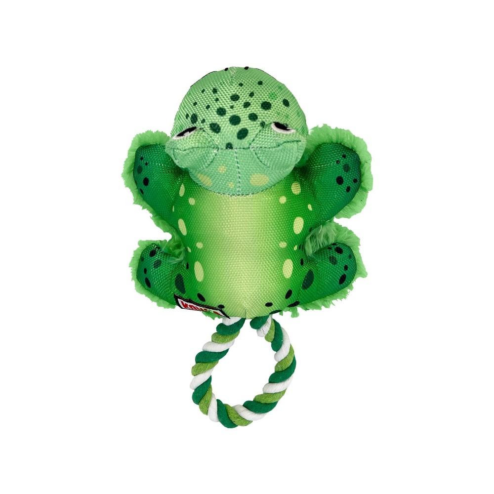KONG Cozie Tuggz Frog Dog Toy - Bellso
