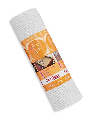 Con-Tact Brand Grip Excel Grip Non-Adhesive Shelf Liner- White (12''x 10') - Bellso
