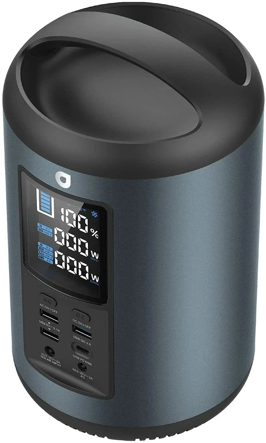 Aviva S180 196Wh Portable Power Station LCD Display AC 12 V Auto or Solar - Bellso